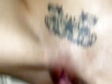 Tattooed Girlfriend Gets Pussy Penetrated