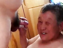 two grannies and one man