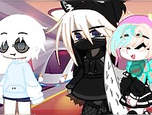 Esther and Hina fucking Ash in gacha(sex request from SleepLmao)