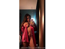 Big Boobs Hottie Plays with her hairy bush at home while her parents nap - Masturbation