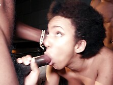 LUNA BLACK'S SEXY BODY AND PERFECT ASS GETTING FUCKED IN A PUBLIC PLACE