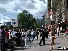 Bound Slave Humiliated In Public