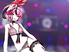 Arashi In Sexy Lingerie Dancing (3D HENTAI)