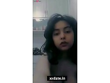 Collage desi girl Pressing her boobs nicly xxx desi video