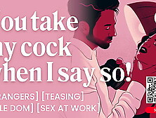 ASMR Audio Porn: Male Dom Photographer Mounts His Model at Work – Teasing & Public Sex – Erotic Audio Roleplay for Women