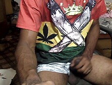 pleasure boi plays with schlong and shows booty an toy