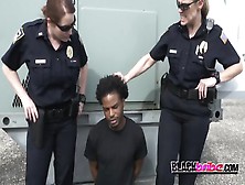 Criminal Runs From Very Insistant Horny Female Officers