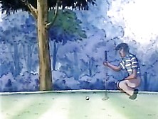 Anime Sweetie Banged Doggy Style On The Golf Field