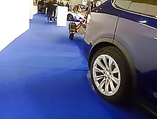 Autoshow Part2 Black Pantyhose