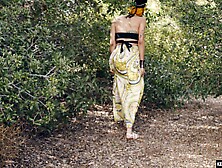 Hardcore outdoor threesome with ebony babes Ryan Madison and Julie Kay