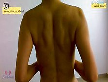 Perfect Sexy Fit Feminine Back Muscles