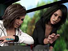 Playtime,  big-boobed mommy