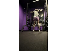 Tattoo model Anuskatzz gym routine 2024 compilation sport bodybuilding fit cutie fitnessstudio splits