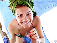 Real German Home-Made Lovers Fuck at the Beach Pavilion on Holiday Trip