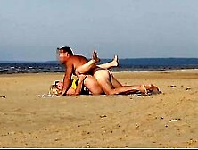 Fucking funny milf on beach