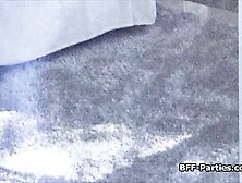 Egg hunt turns to foursome lingerie fuck fest