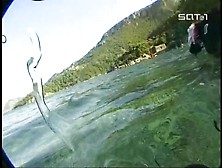 Janine Habeck Underwater Bikini Test