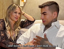 Blonde Milf Monique Fuentes rides missionary dude who comes to her house to preach the word of God