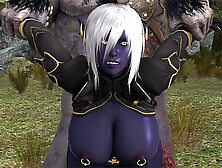 SFM Dark ELF SITTING ON THE WRONG MUSHROOM Monster FUCK 3D Cartoon Asian Cartoon