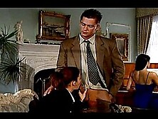 Sofia Cuci playing piano while couple is fucking on sofa