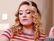 Petite titted blond teen screwed in the booty by her stepfather