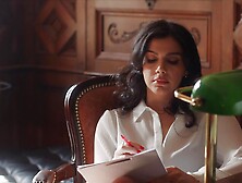 Deeper.  Naughty Secretary Valentina Rides Her Boss' BBC