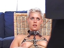 Blonde German Whore Tied Up To A Chair And Fucked By Horny