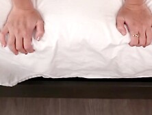 Kimmy Kimms wet mouth takes hard time to swallow whole stepbros dick