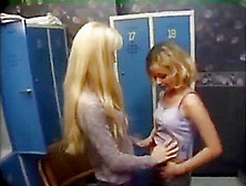 Sensual Locker-Room Lesbians