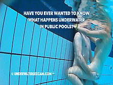 Real Couples Have Real Underwater Sex In Public Pools Filmed With A Underwater Online Camera