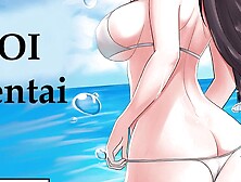 Joi Hentai Con Una Zorrita Cachonda,  En Español.