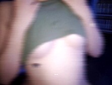 Censored// Teenager +18 Brake Her Boobies,  Painful And Strong White Boobies