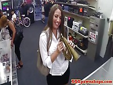 Busty Pawnshop Babes Bj In The Backroom