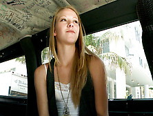 Blonde Chick gets Fucked On BangBus