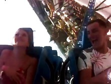 Oops - Losing Top On Rollercoaster