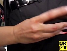 UK Cougar MILF Gets Roughly Dominated By A Stud In Bondage