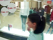 Euro Teen Pussyfucked In Public On Spycam