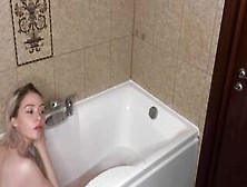 Lusty Bimbos Masturbates Inside Wc - Hot 18 Ellie Dopamine Touching Her Twat