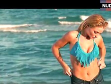 Emma Rigby In Sexy Blue Bikini – Plastic