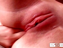 Small Tits Sexy Teen (18+) Showing Open Pussy