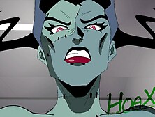 The Bride "Bullying" Nosferata from Creature Commandos