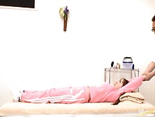 Maho Uruya Asian model has sex in the sport club