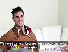 Blonde Casting Agent Fucks New Guy