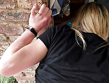 eighteen year old babysitter drilled in large thunder storm