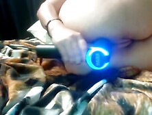 Anal Massage Vibrator On Tight Hole