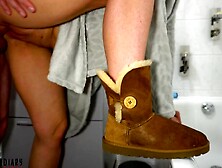 daddy uses his women and her Ugg boots - projectsexdiary
