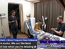 Aria Nicole And Doctor Tampa - Glove In As As He Examines His Newest Specimen Virgin Orphan