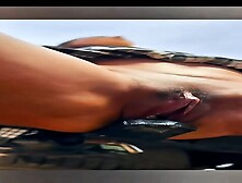 Pussy Floods Her Trailer Hitch Ball