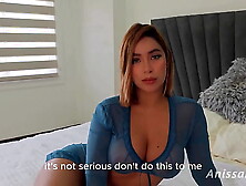 Anissamiller's bitch mounts her stepbrother while talking on the phone with her cuck-old BF.