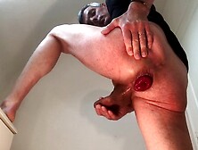 Explosive Cum Release Following A Massive Anal Pounding